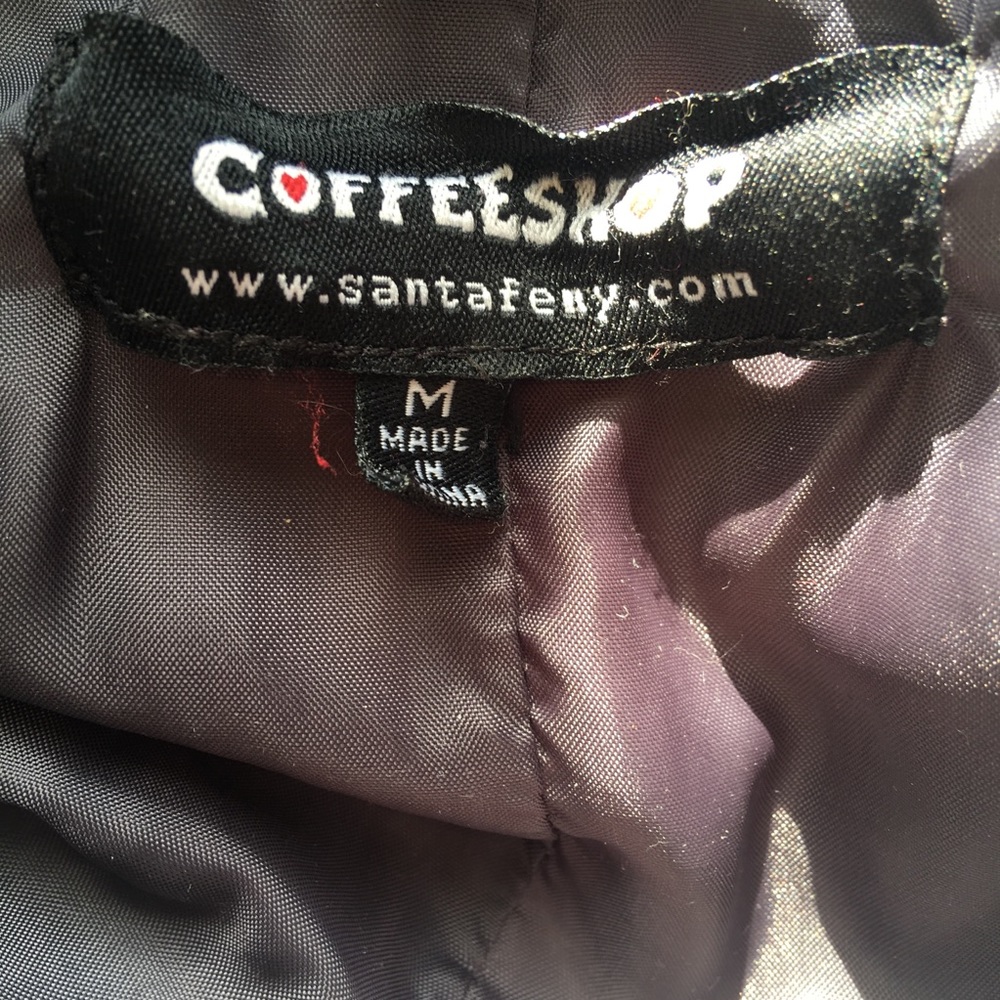 CoffeeShop nyc ruffle grey down puffer jacket - Picture 7 of 8